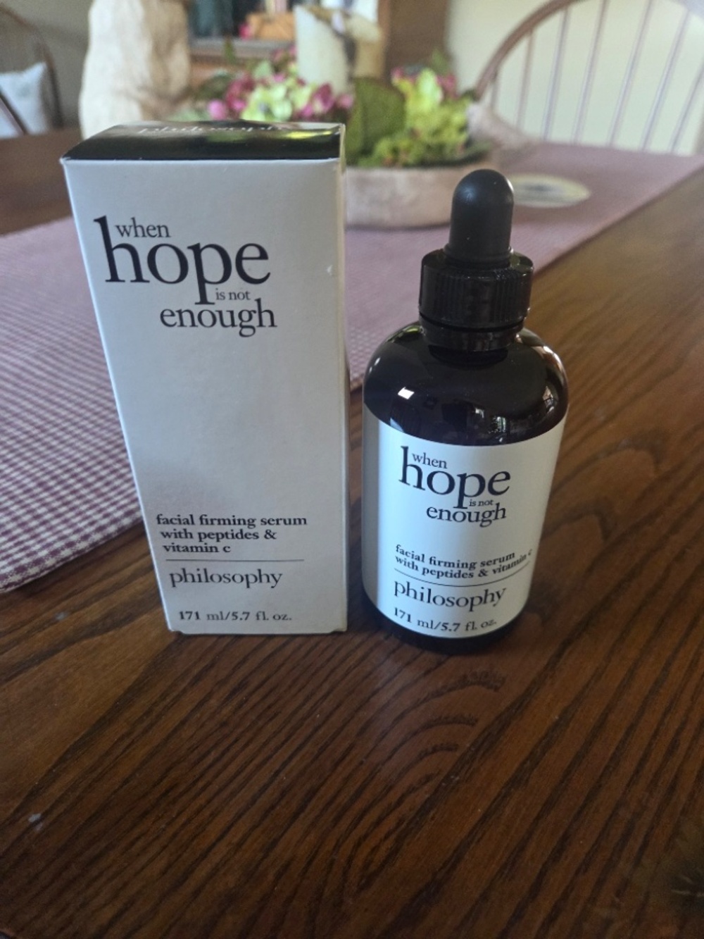 NEW Philosophy When Hope is Not Enough 171 ml. / 5.7 fl. oz.